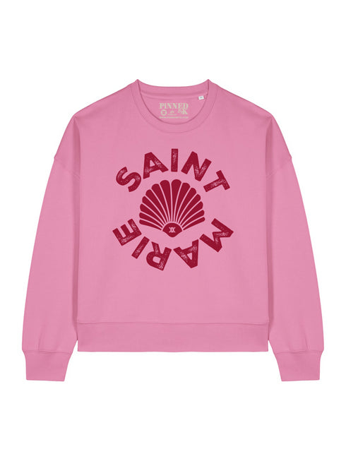 Boxy Sweater Shell Rot - Candy Pink